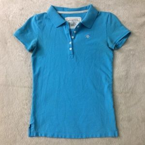 Blue Aeropostale polo shirt